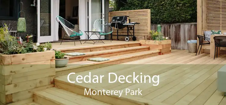 Cedar Decking Monterey Park