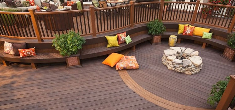 Gray TREX Decking in Monterey Park, CA