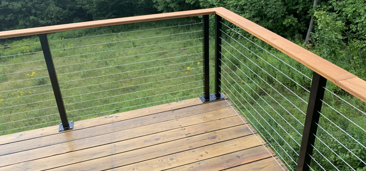 Installing Deck Cable Railing in Monterey Park, CA